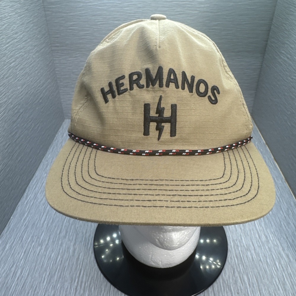 Howler Brothers Hermanos Hat‎ Khaki Adjustable Strapback Cap Men's One Size